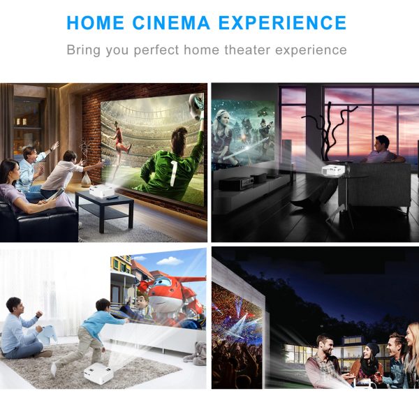 HOPVISION Home Cinema Projector 1080P Full HD